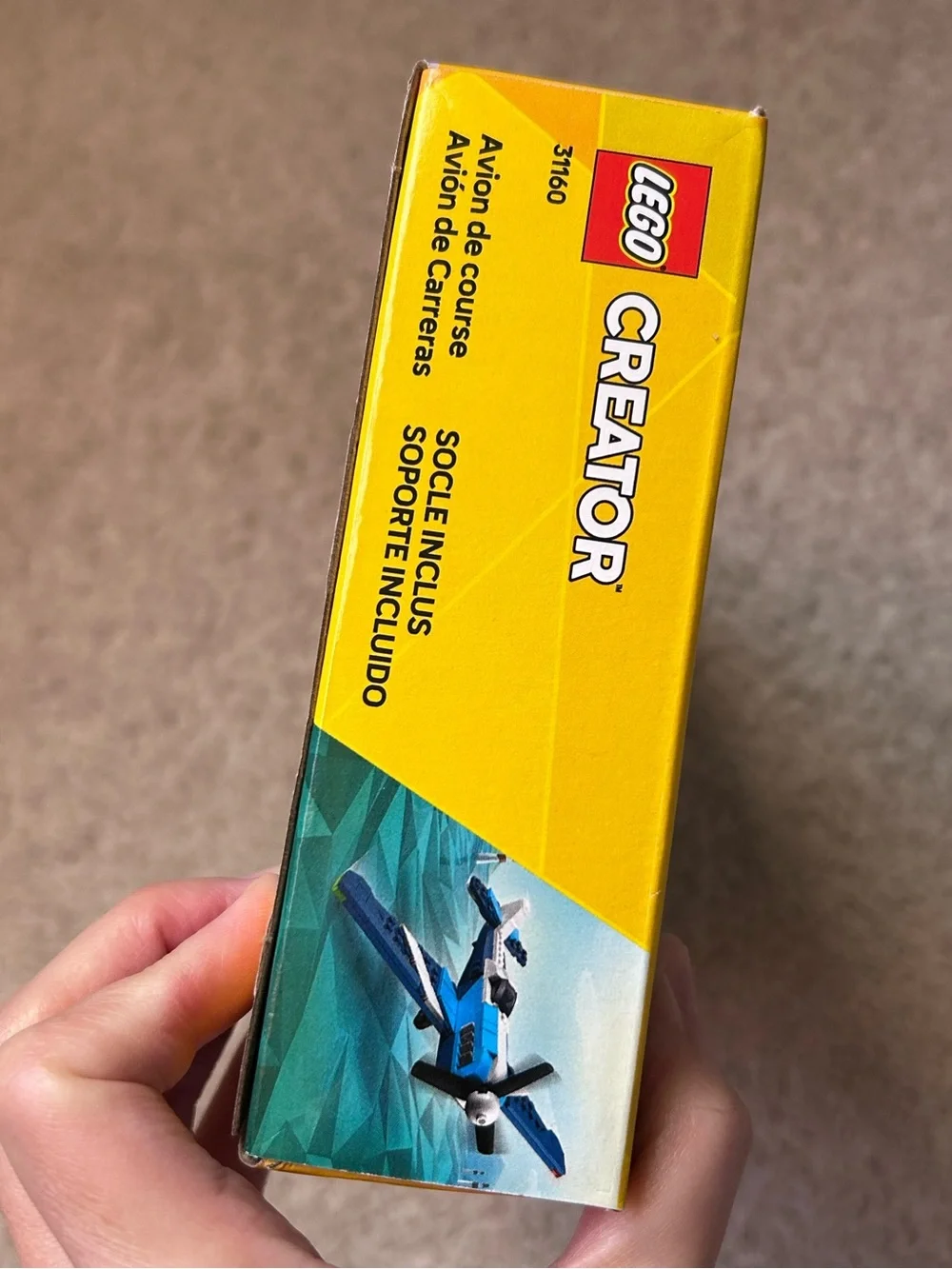 Lego Creator 31160 3 in 1 Aircraft Race Plane Building Set 178 Pcs OS New